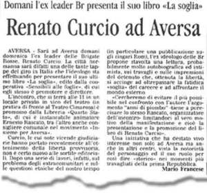 articolo renato curcio ad aversa 2